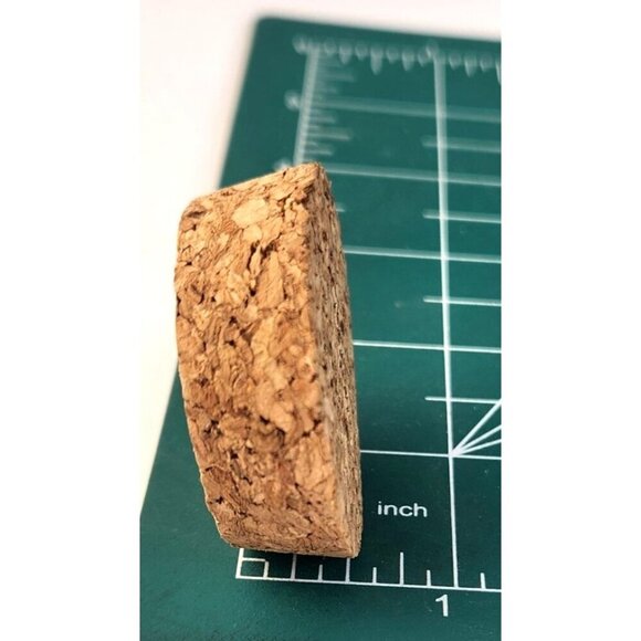 Set Of 6 Round Replacement Cork Stoppers For Jars/Bottles - 1.75-Inch Diameter & - Picture 4 of 7